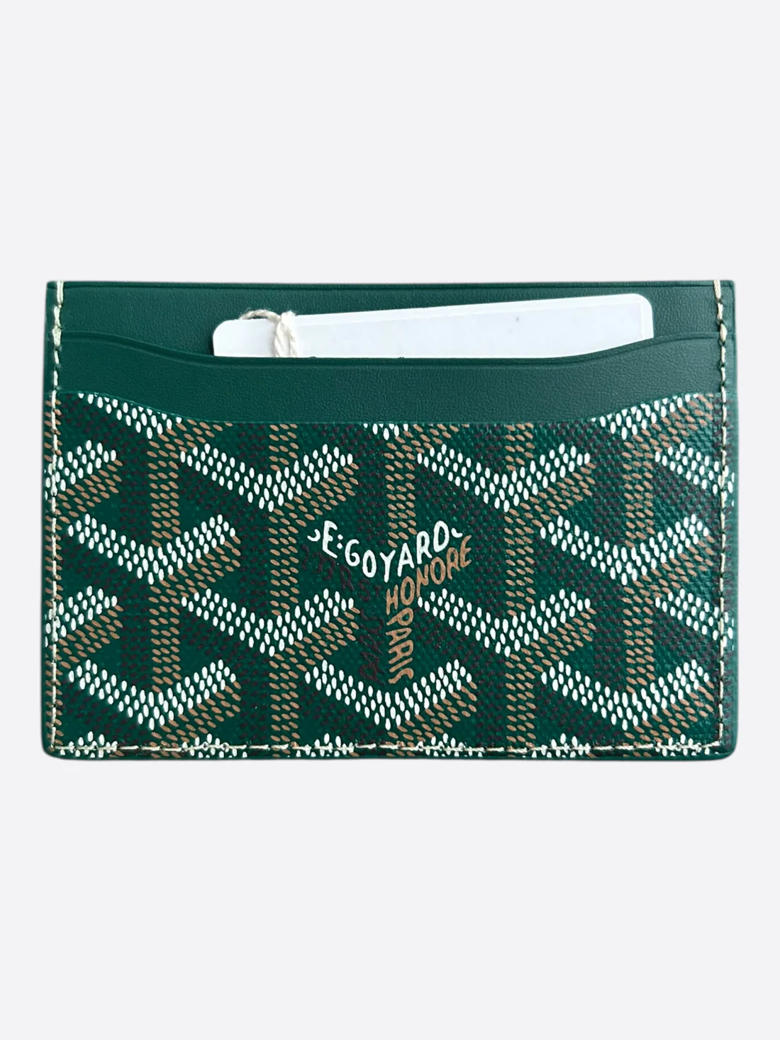 Goyard Green Saint Sulpice Card Holder