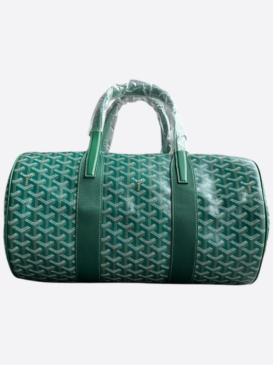 Goyard Green Barrel 40 Sports Bag
