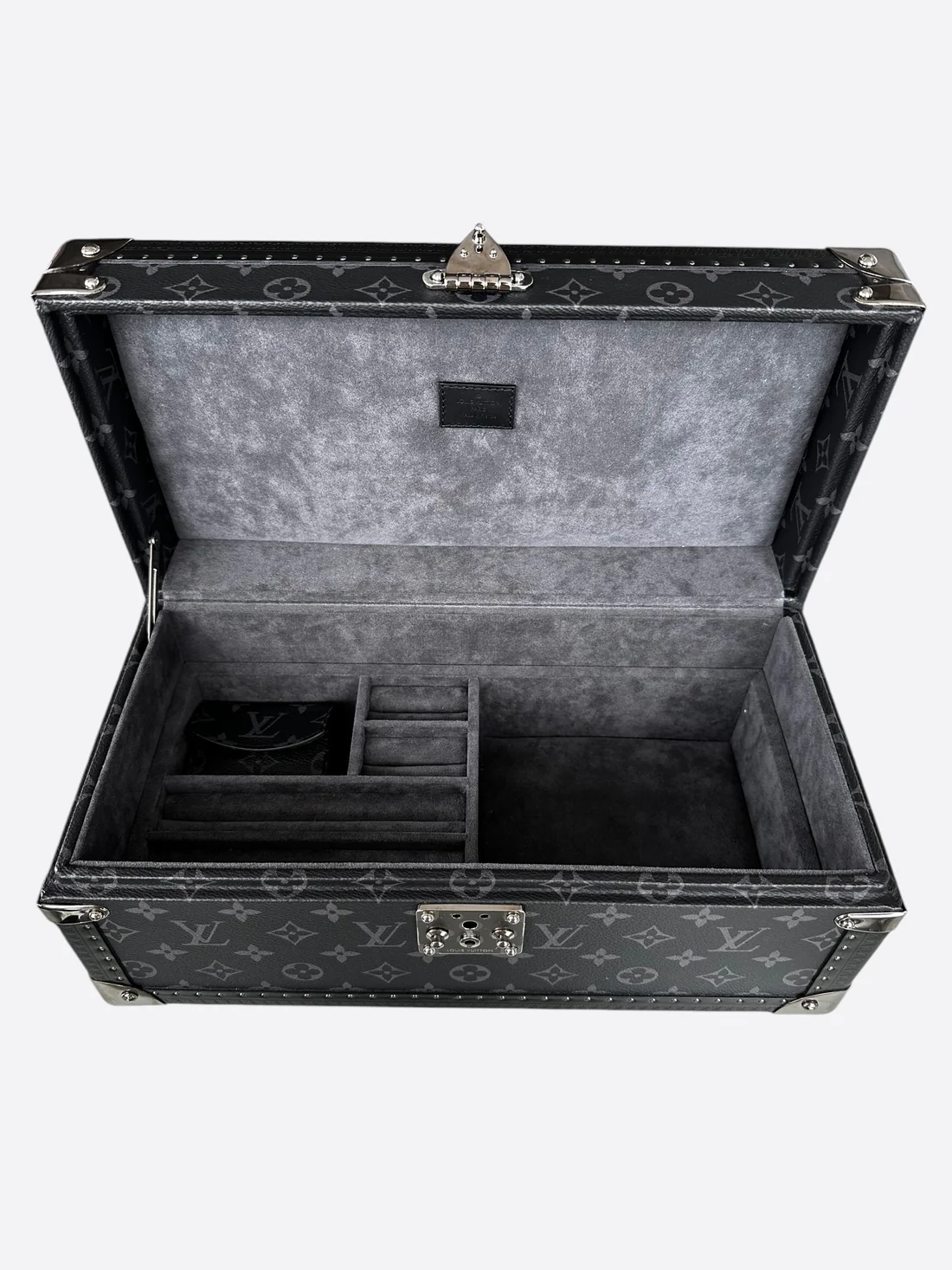 Louis Vuitton Custom Painted Monogram Eclipse Coffret Accessories Trunk