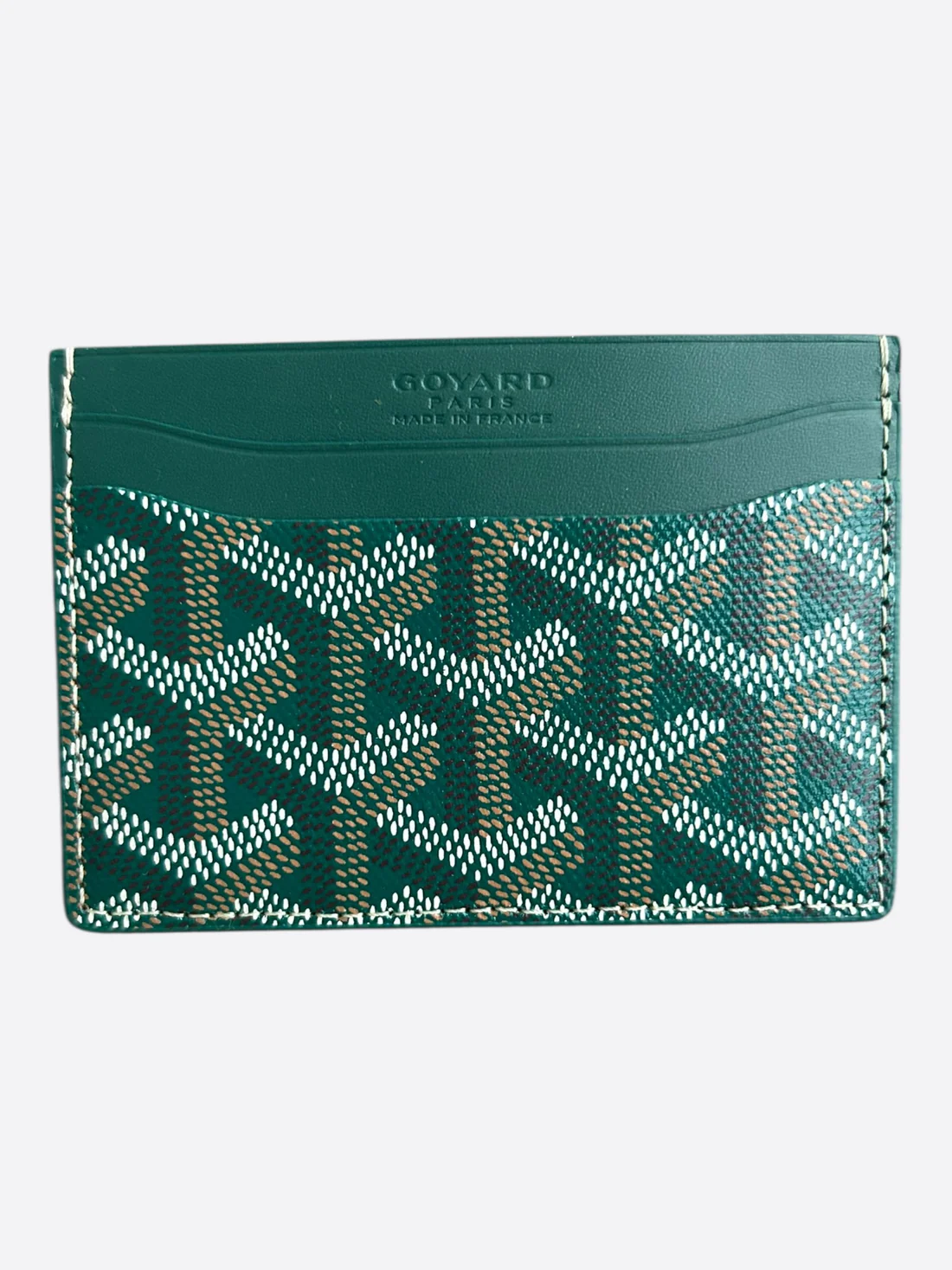 Goyard Green Saint Sulpice Card Holder