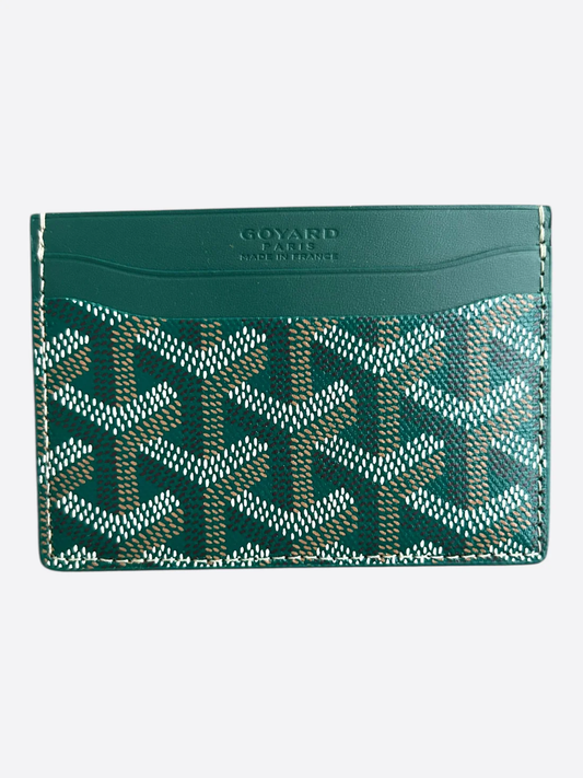 Goyard Green Saint Sulpice Card Holder