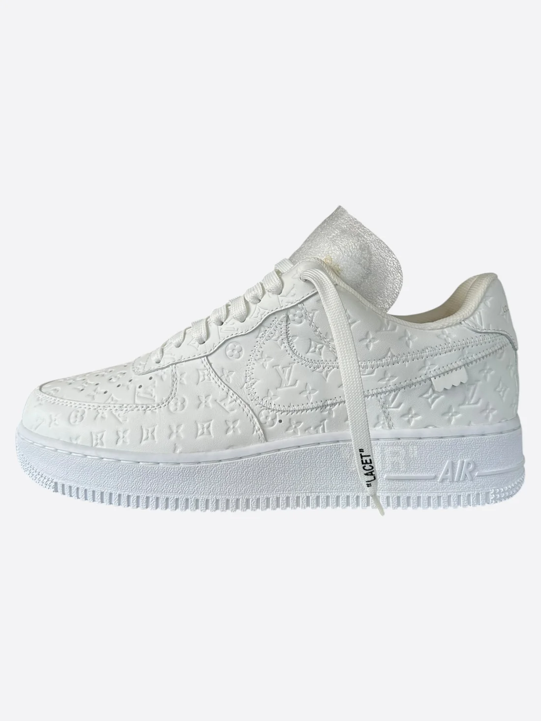 Louis Vuitton Nike White Monogram Low Top Air Force 1