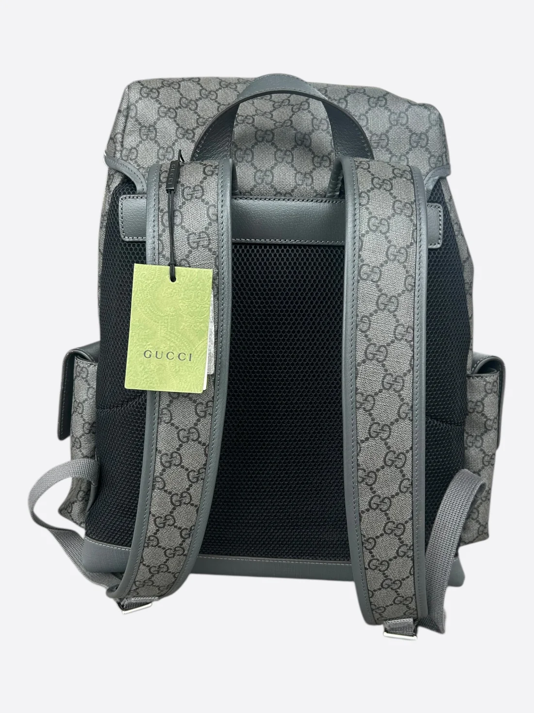 Gucci Grey GG Monogram Ophidia Backpack