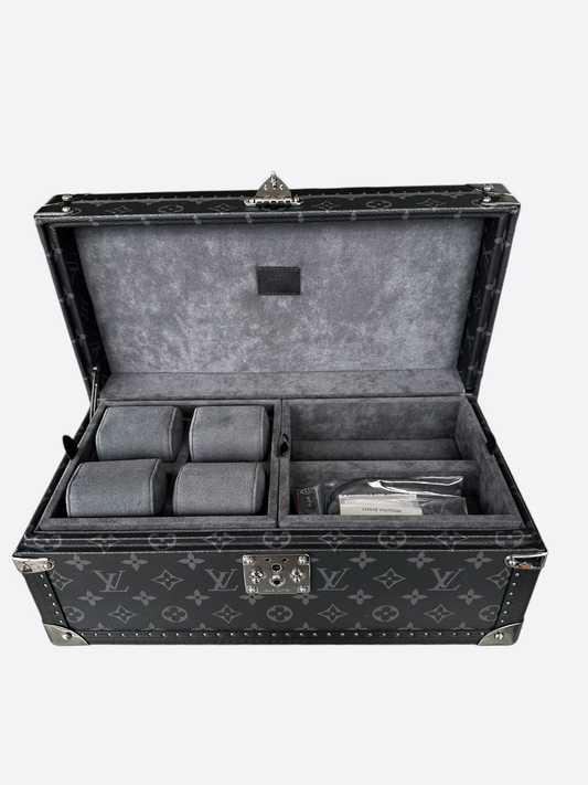 Louis Vuitton Custom Painted Monogram Eclipse Coffret Accessories Trunk