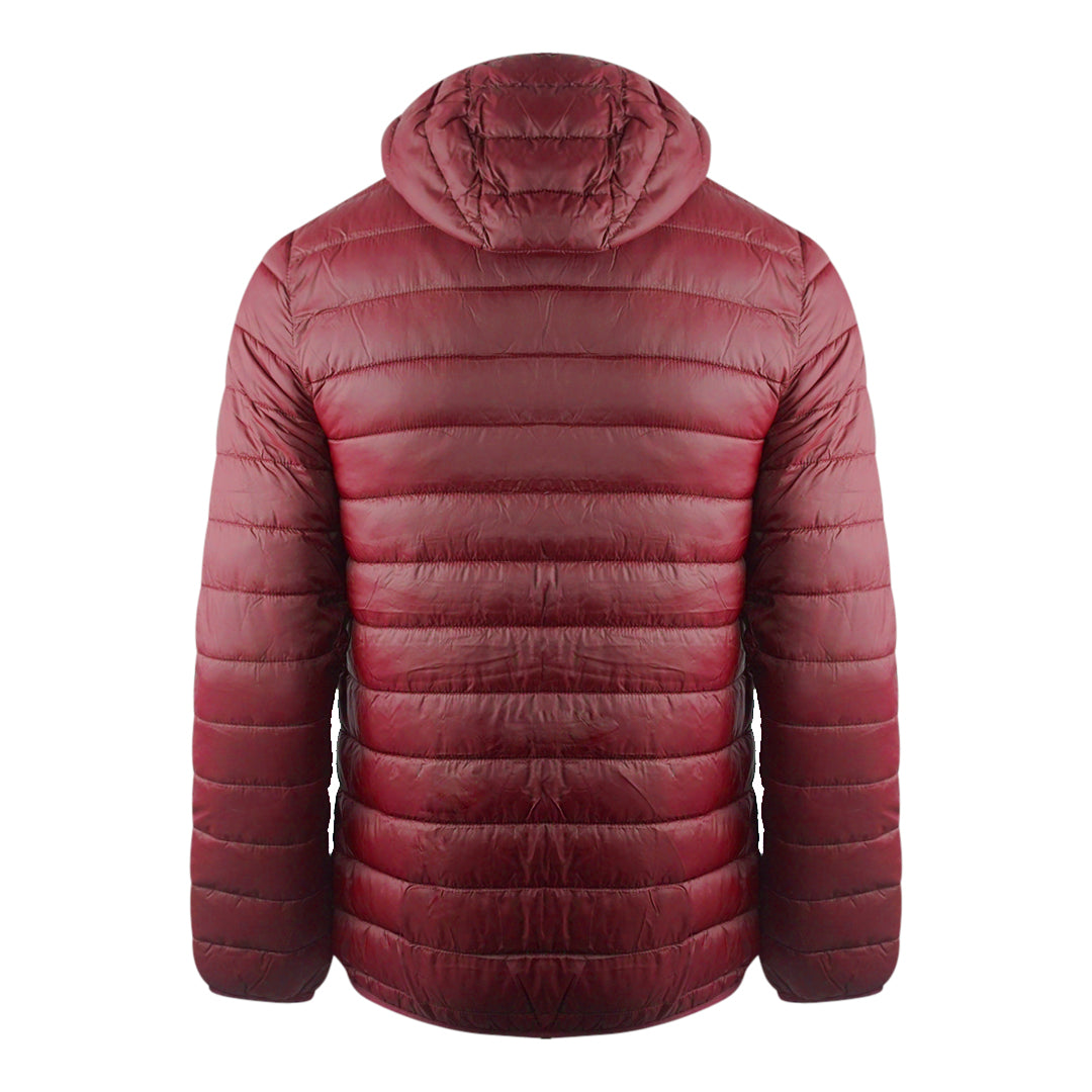 Aquascutum London Logo Bordeaux Red Active Hoodie Jacket - Style Centre Wholesale