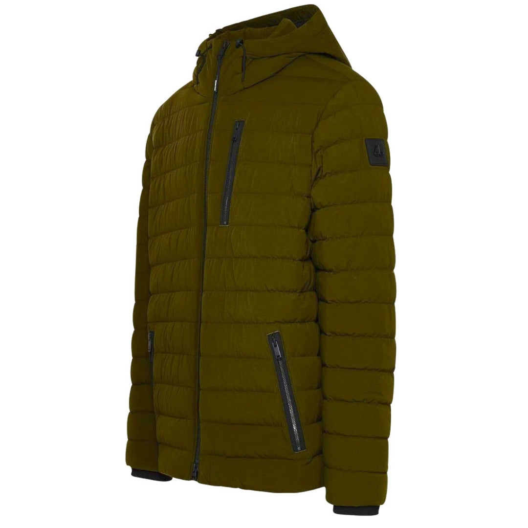 Moose Knuckles Hooper Park Green Down Jacket - Style Centre Wholesale