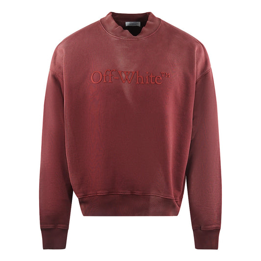 Off White Laundry Skate Fit Red Sweatshirt - Style Centre Wholesale