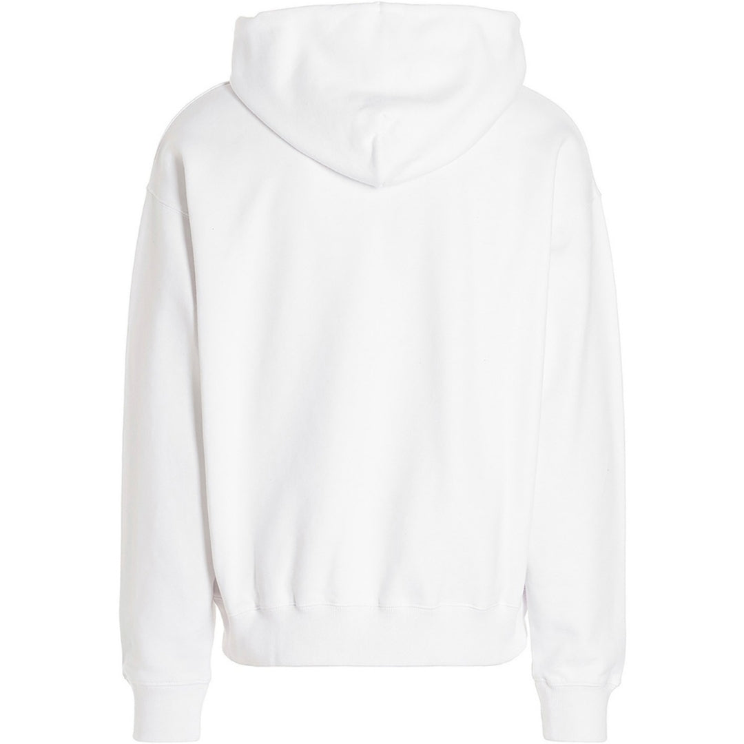 Off-White Spray Helvetica Skate Fit White Hoodie