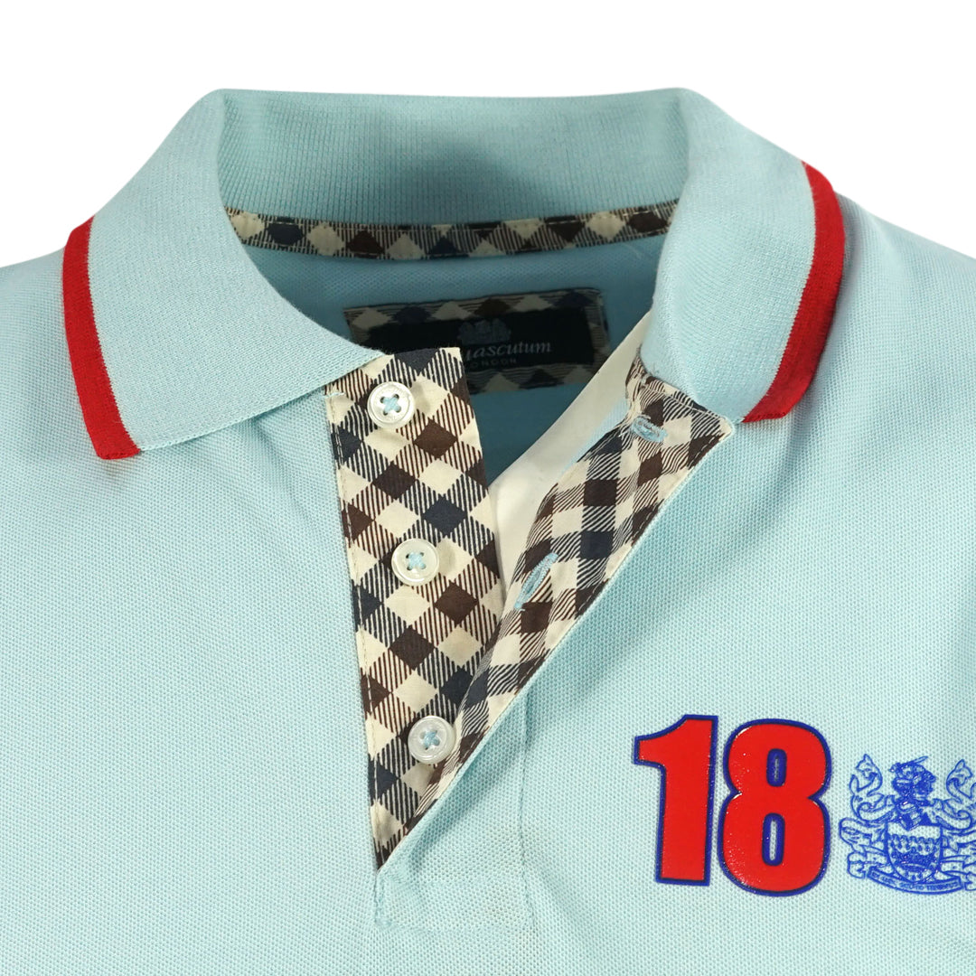 Aquascutum London 1851 Light Blue Polo Shirt 1 - Style Centre Wholesale