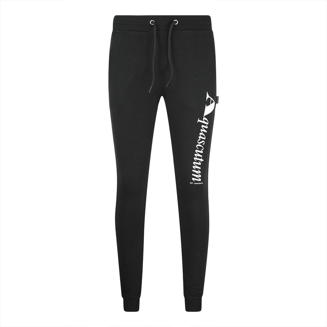 Aquascutum Black Sweat Pants - Style Centre Wholesale