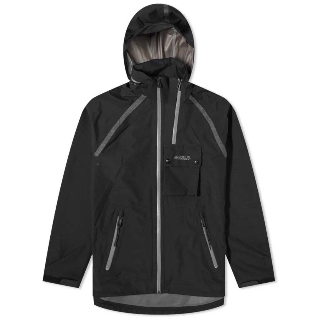 Belstaff Solid Twin Black Waterproof Track Jacket - Style Centre Wholesale