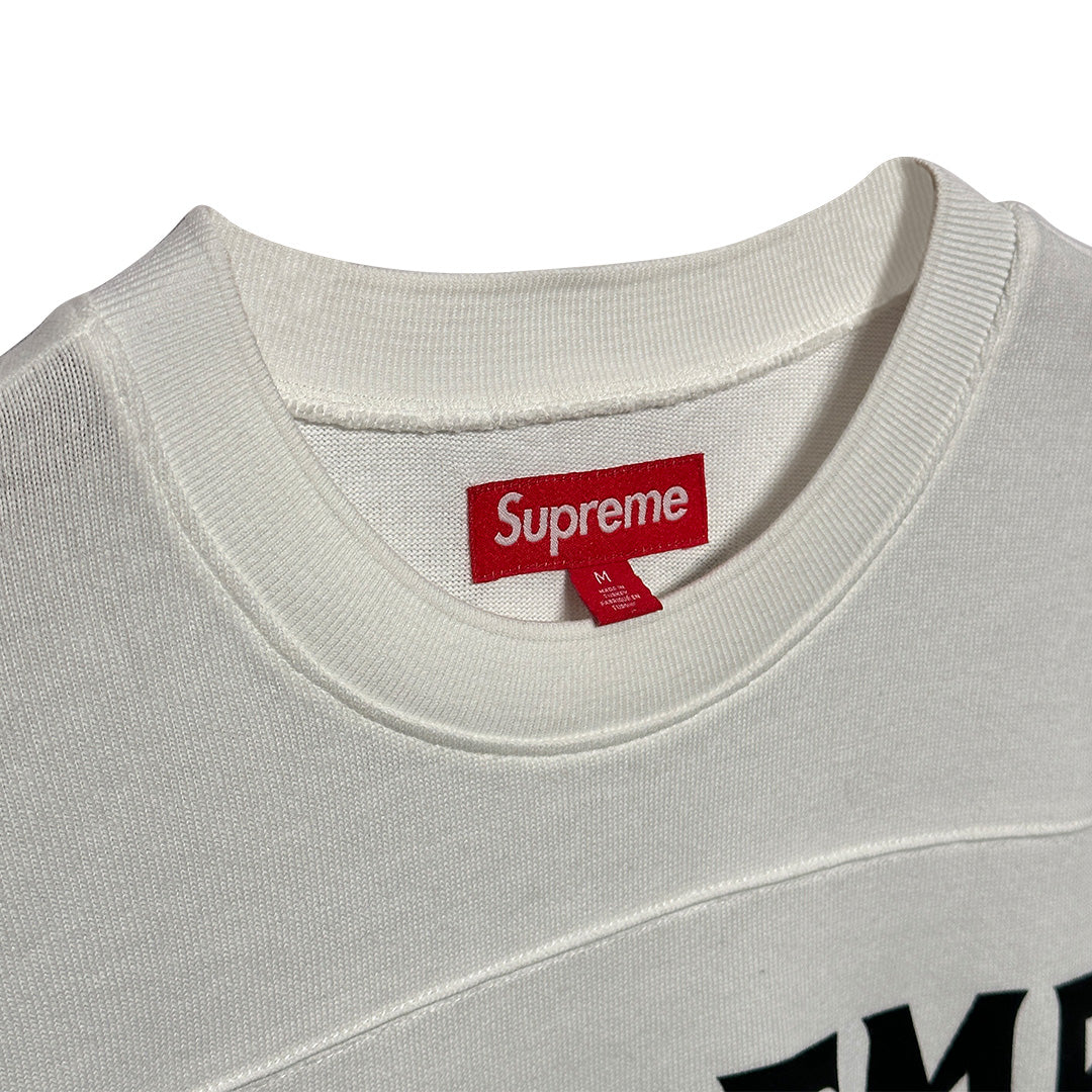 Supreme Affiliated L/S Football Top White Black - 5