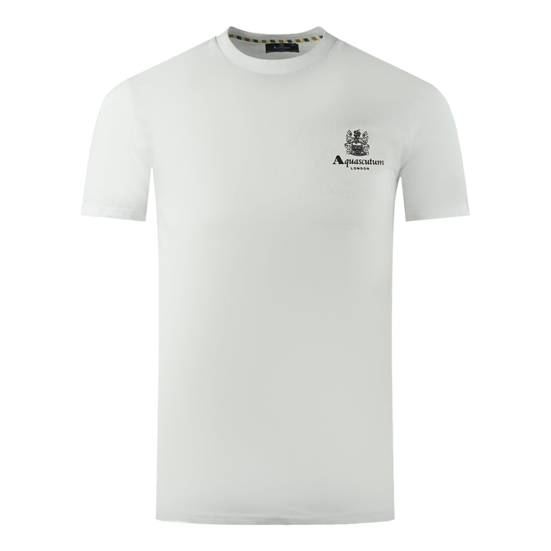 Aquascutum Pocket Optical White T-Shirt