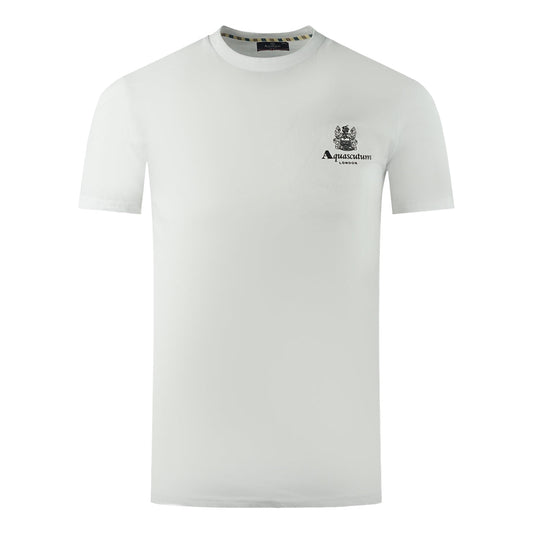 Aquascutum Pocket Optical White T-Shirt